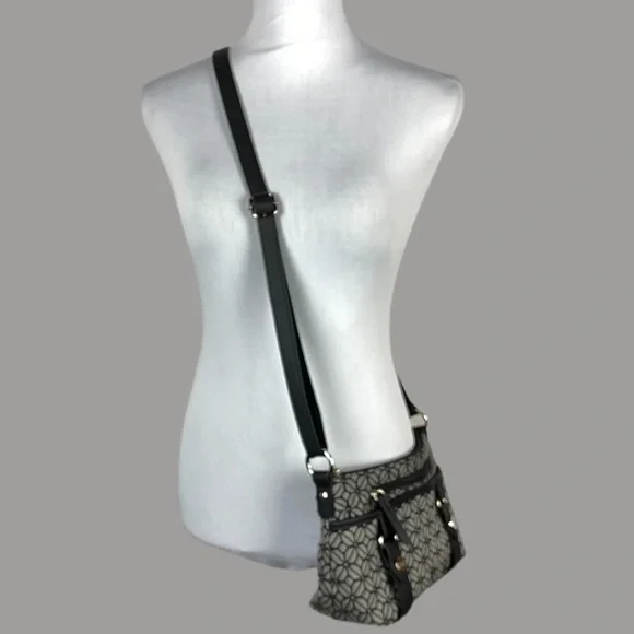 Rosetti | Black & Grey Crossbody Bag NWOT - Picture 3 of 14